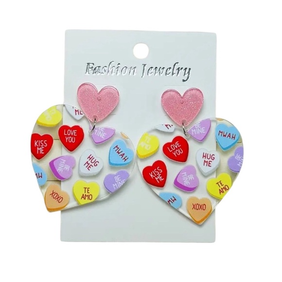 🎄3 for $23🎄 Be Mine Heart Earrings - Picture 1 of 3